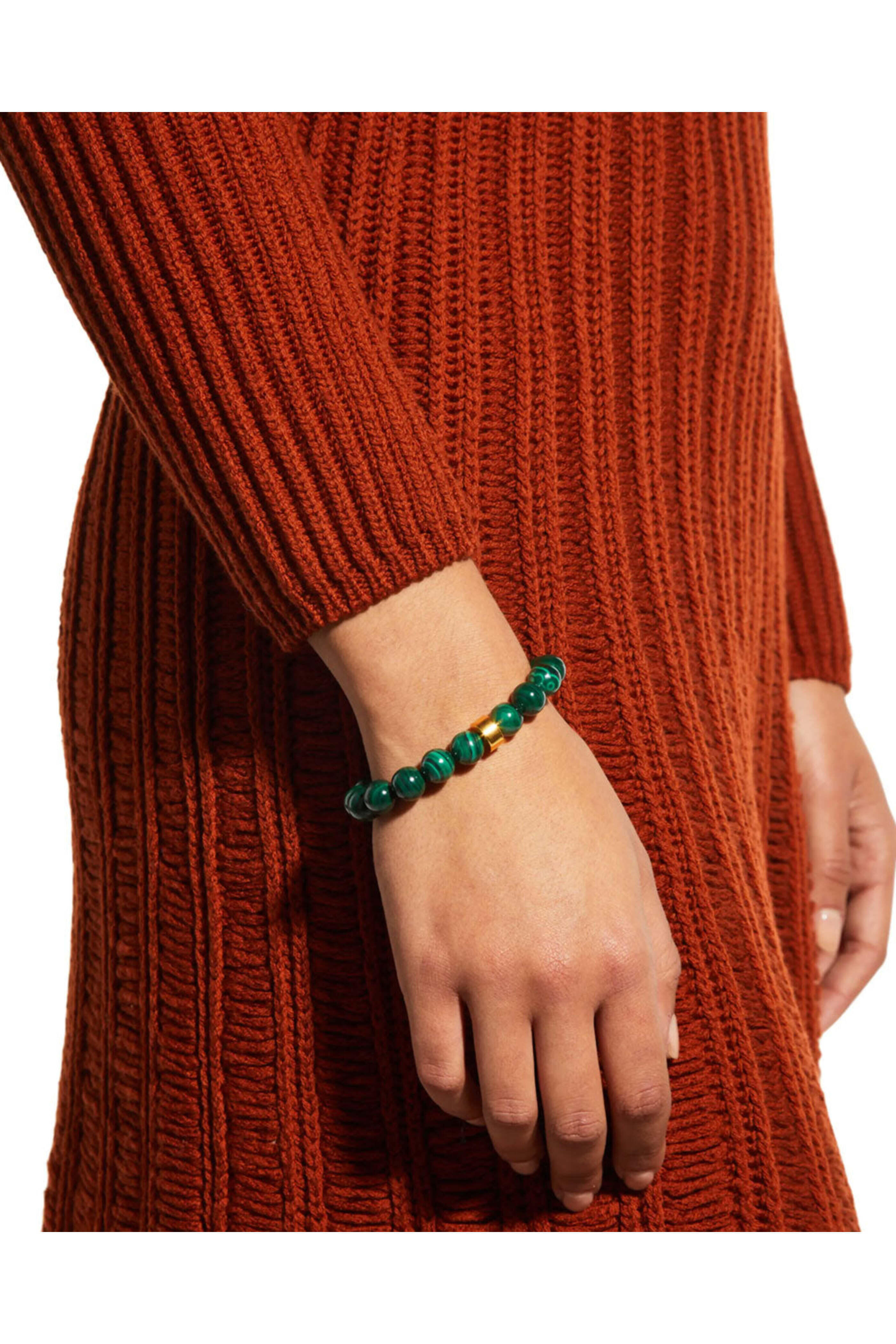 Nest Jewelry - Malachite Stretch Bracelet
