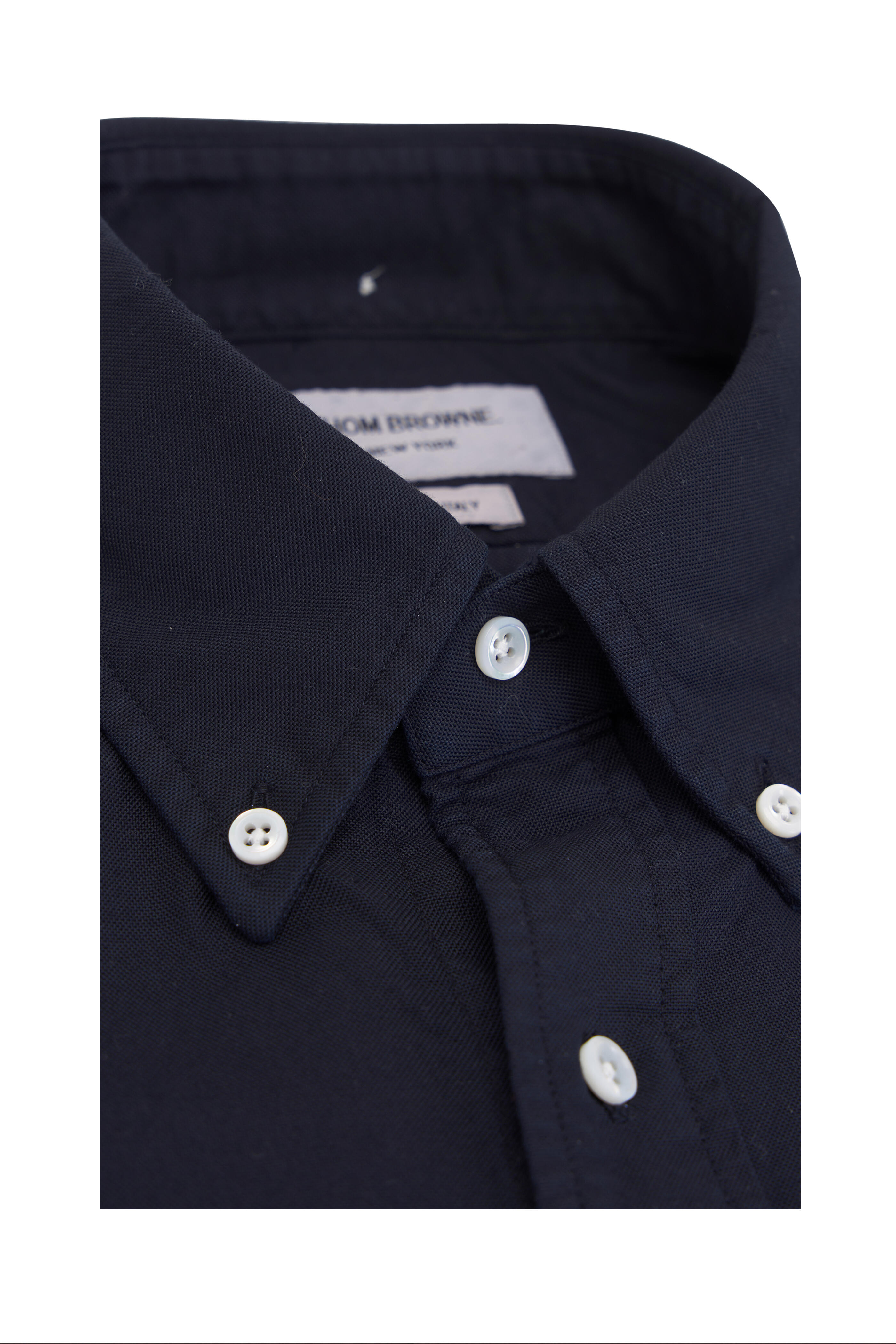Thom Browne - Oxford Navy Armband Sport Shirt