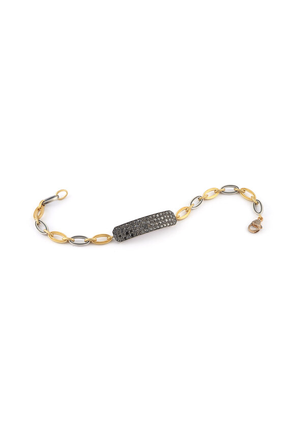 Sylva & Cie - Black Diamond Ten Table Bracelet