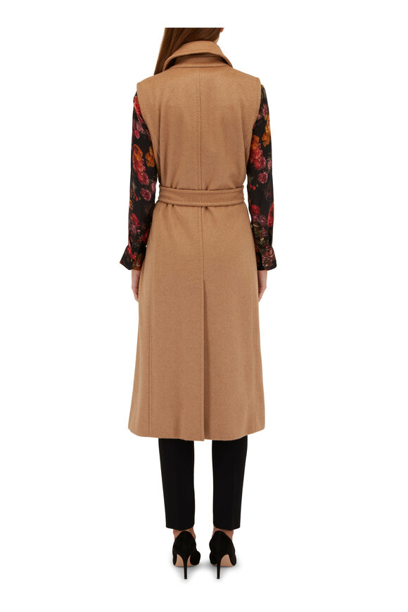 Max Mara - Zadar Camel Belted Vest