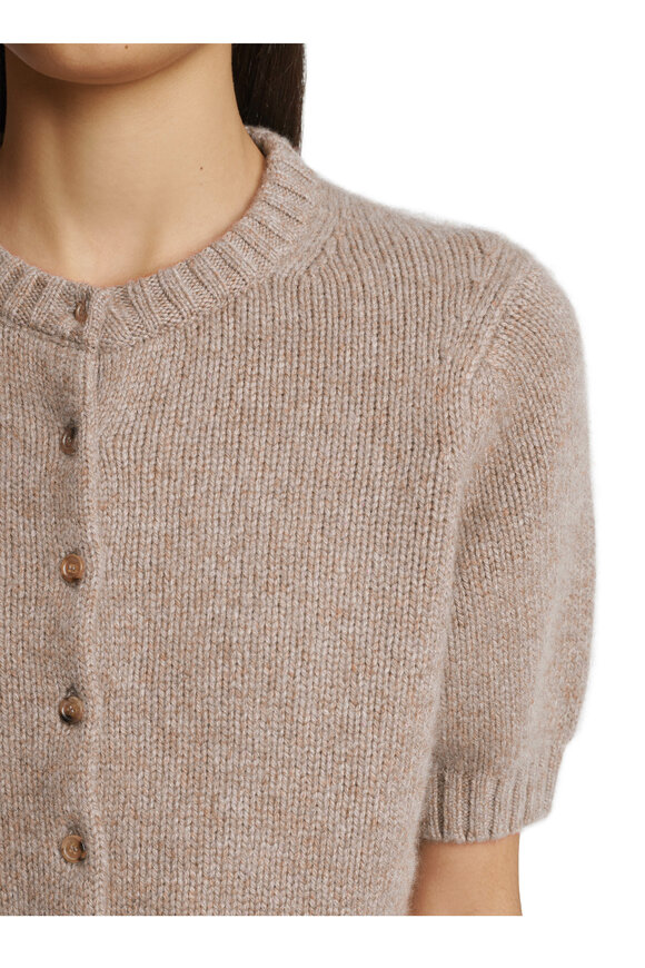 Khaite - Nora Sepia Cashmere Cardigan 