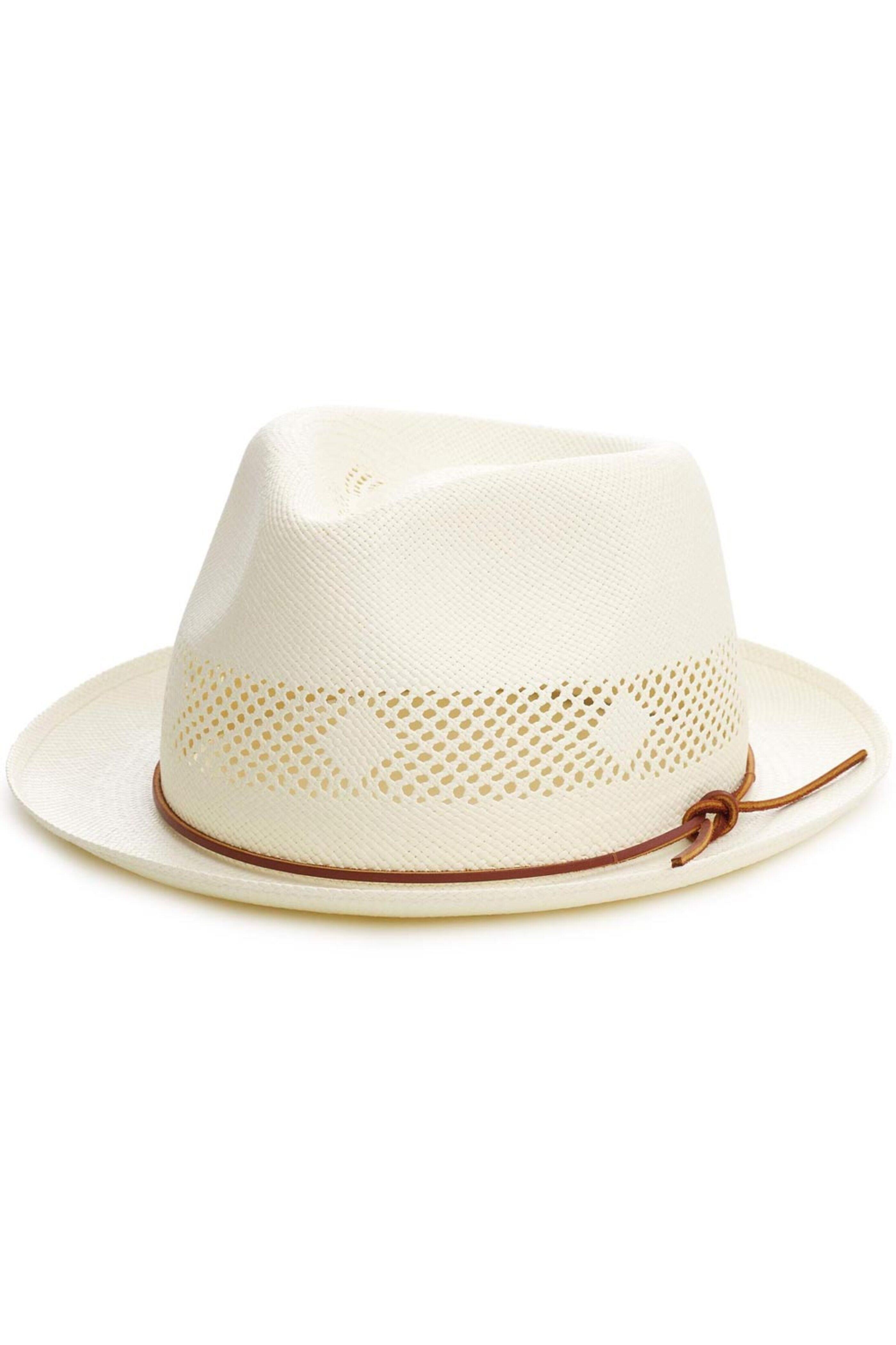 Rag & Bone - White Trilby Panama Hat