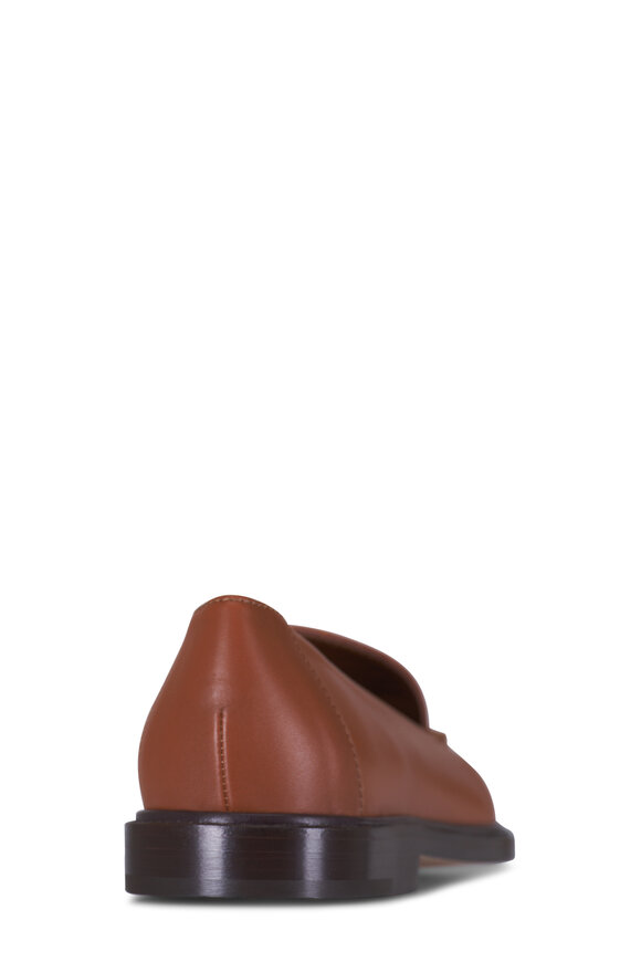 Manolo Blahnik Bucky Medium Brown Leather Tassel Loafer - view 3
