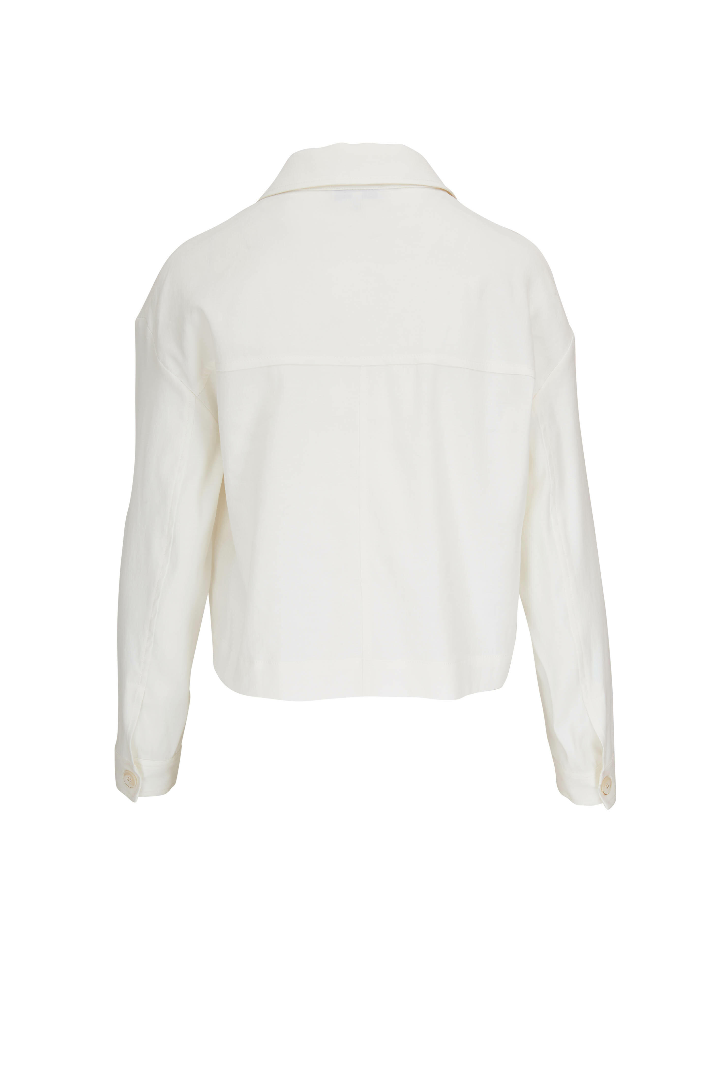 Antonelli - Gaza White Linen Blend Jacket