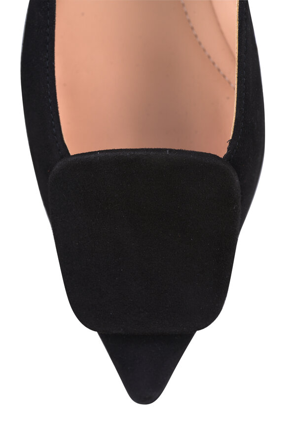 Ron White Yuna Onyx Suede Pointed Toe Flat - view 4