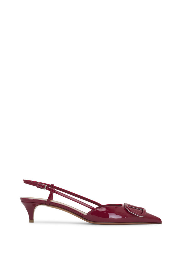 Valentino Garavani - Deep Scarlet Vlogo Slingback, 40mm 