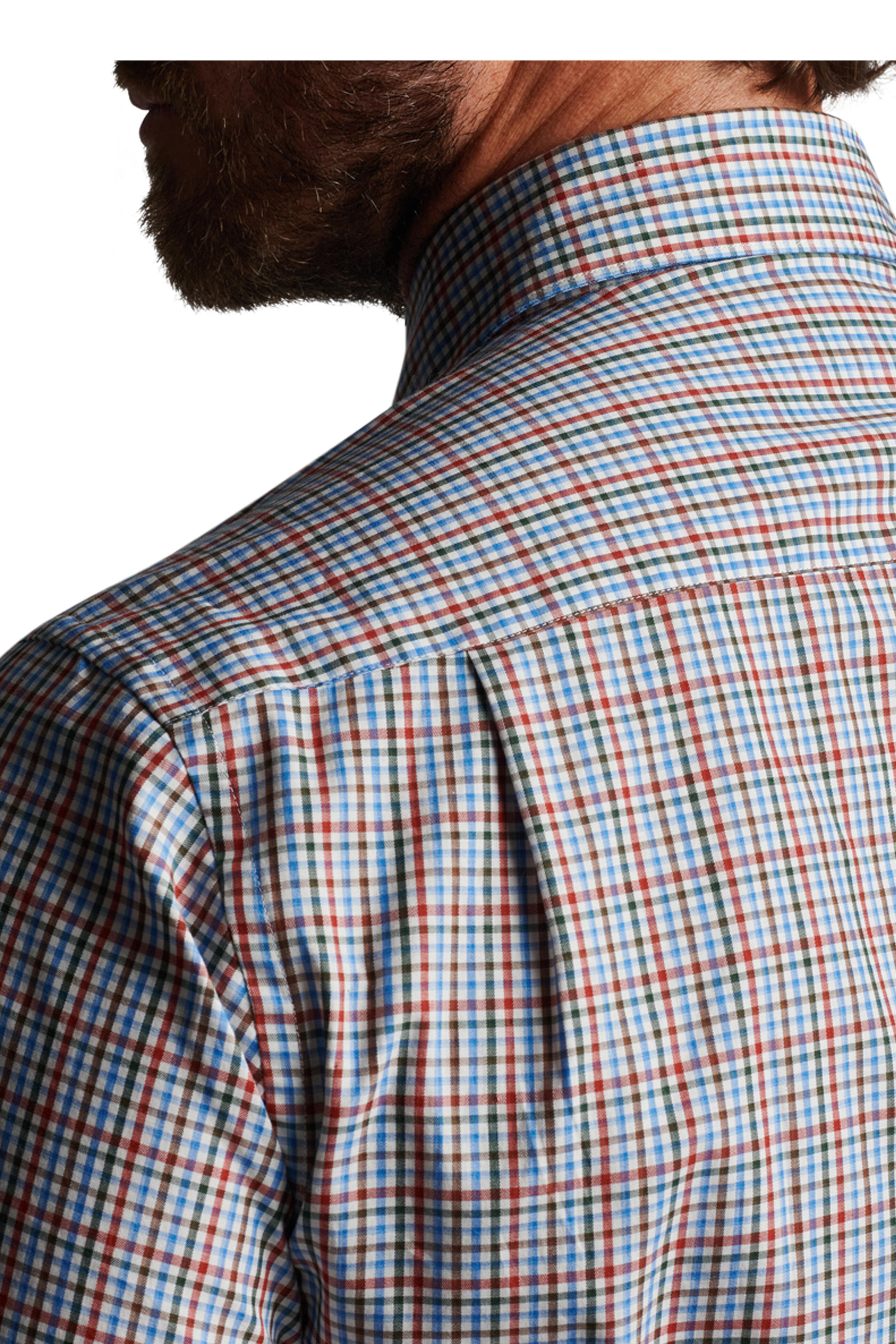 Peter Millar - Spice Vamp Check Cotton Sport Shirt
