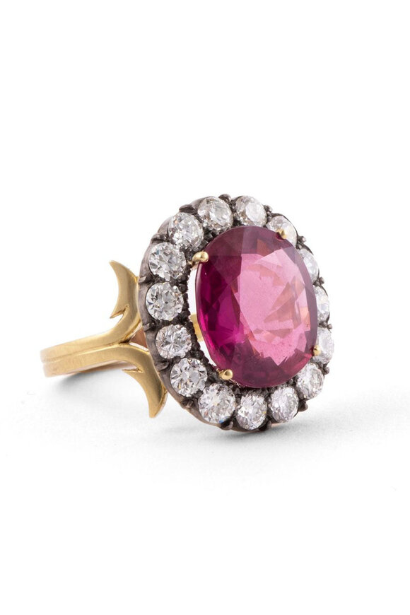 Sylva & Cie Ruby and Diamond Ring - view 2