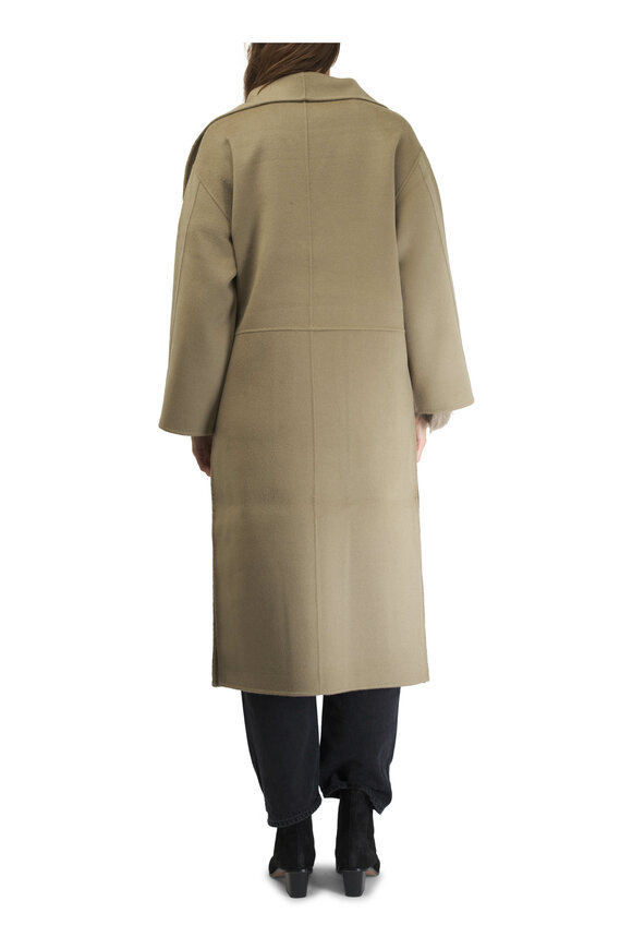 Totême - Signature Truffle Wool & Cashmere Coat 