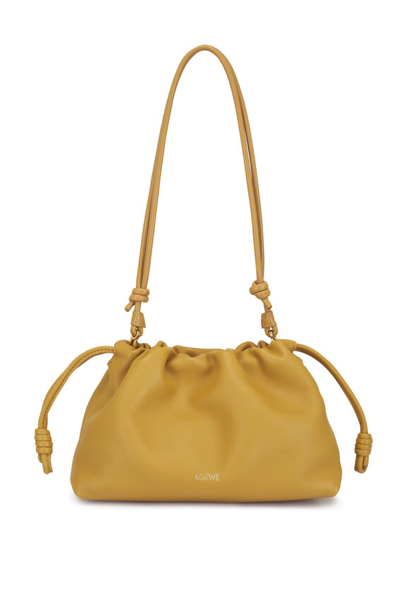 Loewe Medium Flamenco Sahara Leather Clutch - view 8