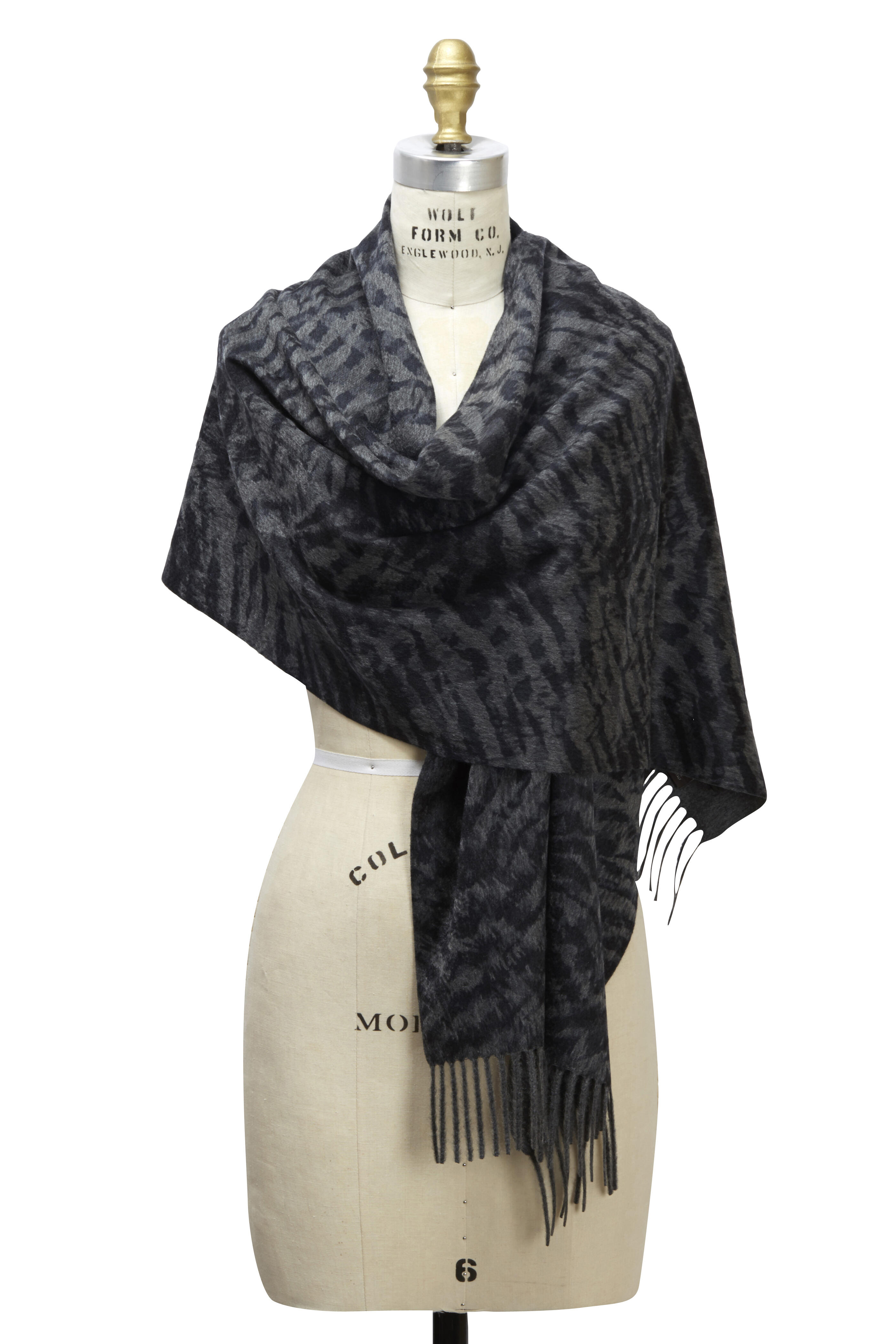 Loro Piana - Sciarpa Lynx Style Grey Scarf