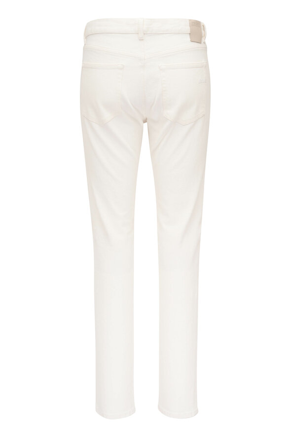 Zegna - City White Stretch Cotton Five Pocket Pant