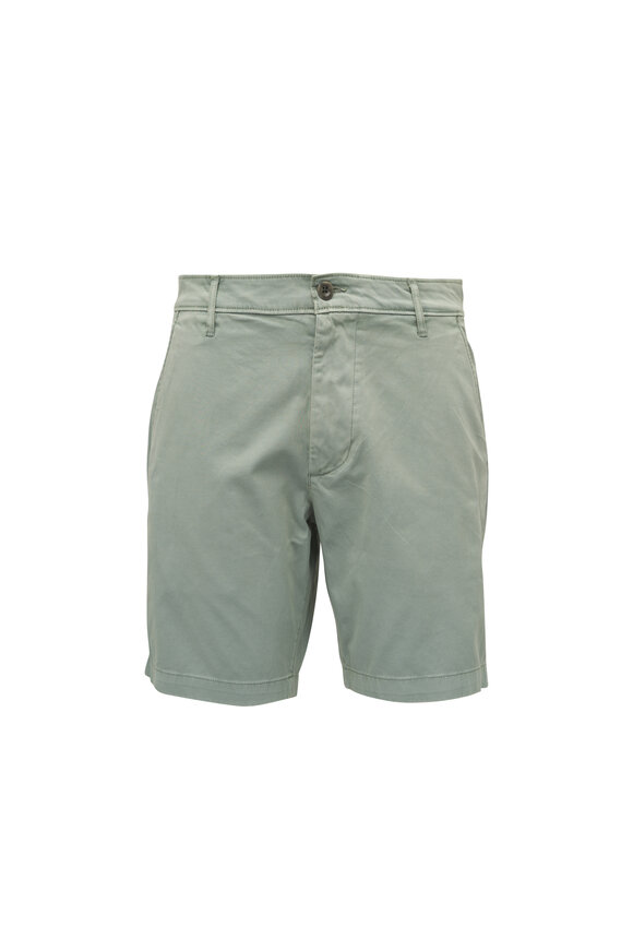 【美品】POSTELEGANT FINE COTTON TWILL SHORTS Bottega Veneta® Men's Light Cotton Twill Shorts in Flint