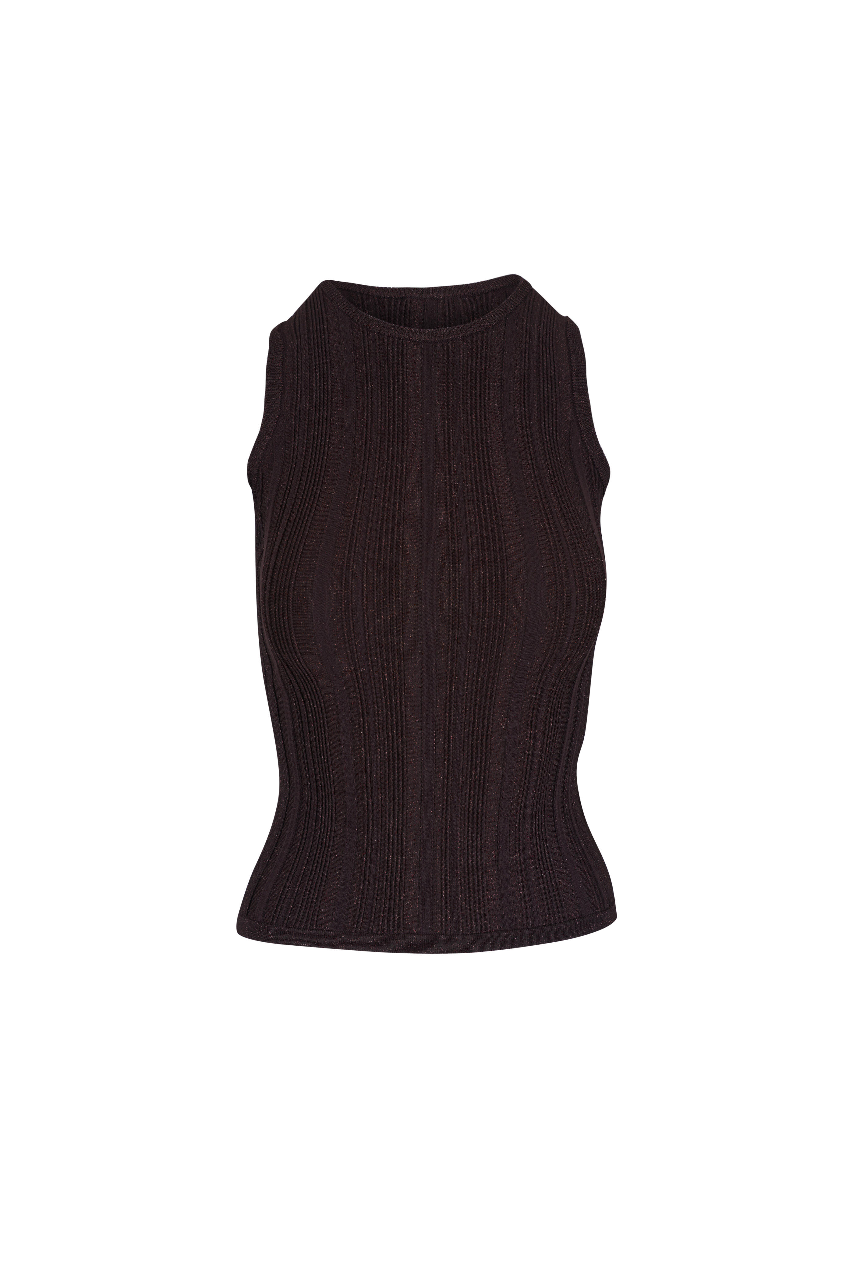 Zimmermann - Lucky Chocolate Metallic Racer Tank