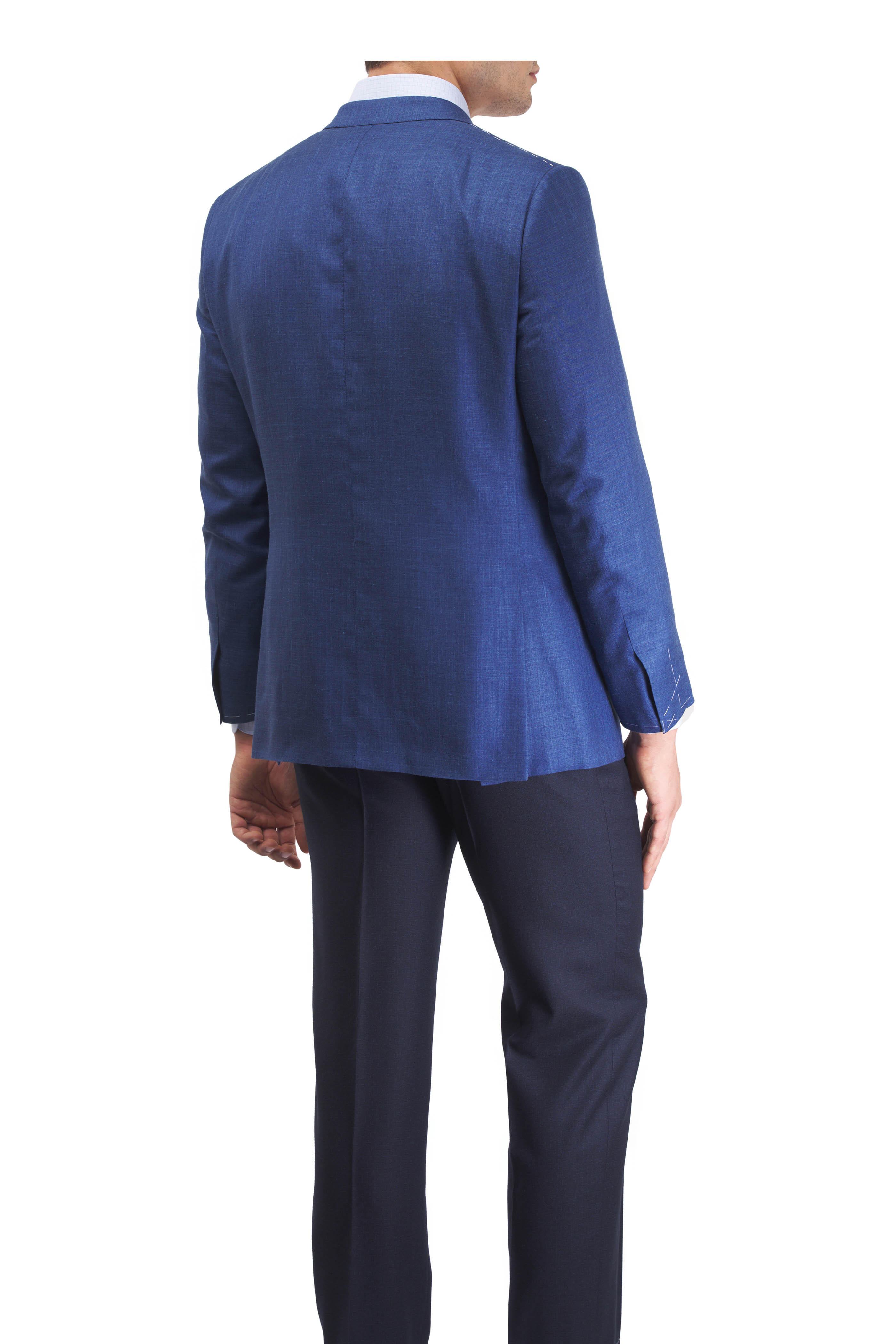 Brioni - Blue Silk, Cashmere & Linen Sportcoat
