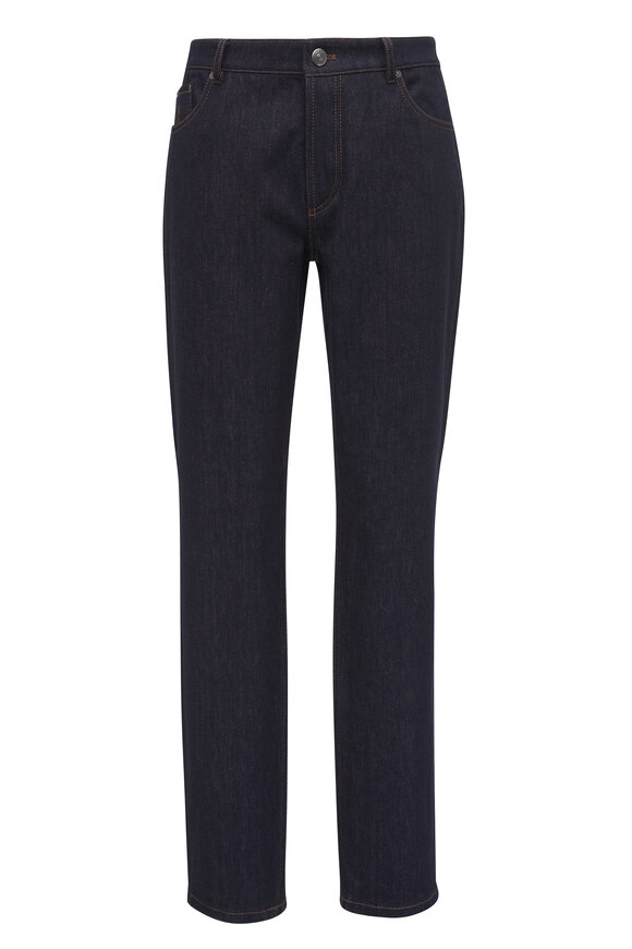 【関税込み】BRUNELLO CUCINELLI Skinny jeans Brunello Cucinelli - Dark Wash Skinny Fit Jean | Mitchell Stores