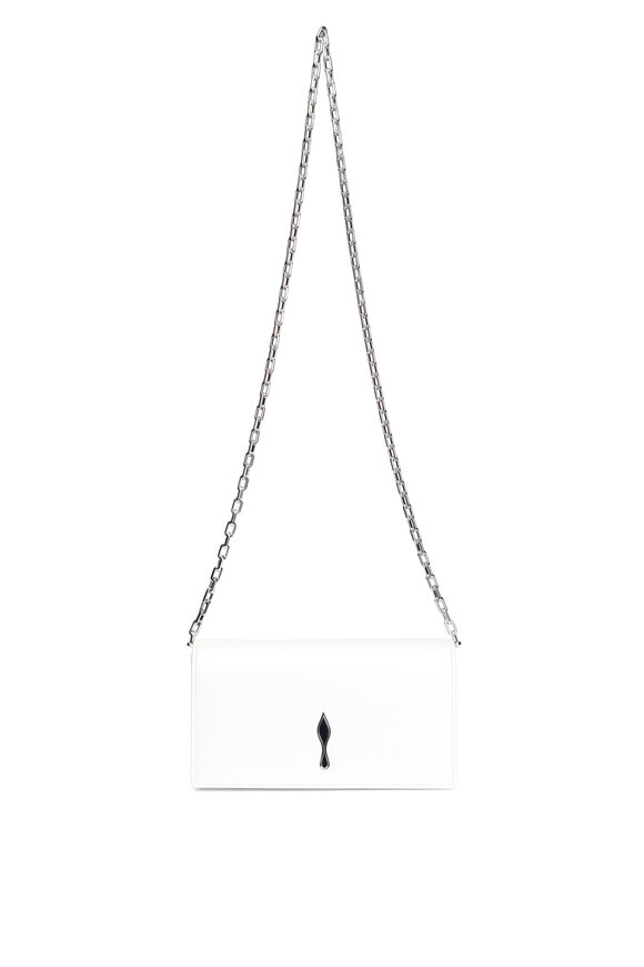 Christian Louboutin Bettina Pearly Leather Clutch