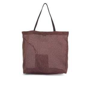 トートバッグ [The Row] Barn Tote Bag in Mesh Barn Tote Bag Tan in Mesh – The Row
