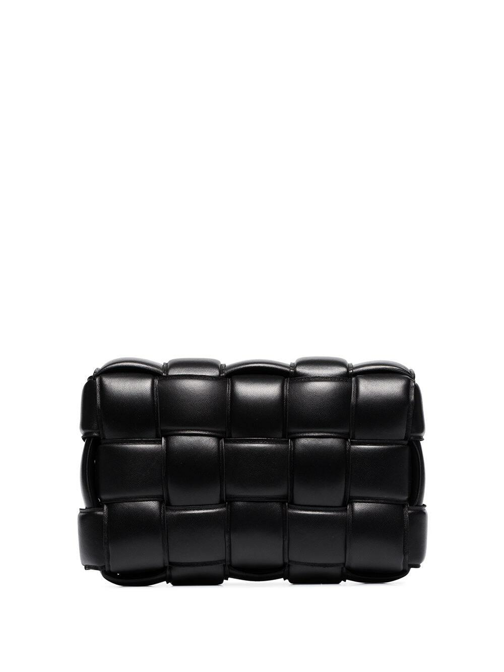 ★BOTTEGA VENETA★ East Willis Shoulder Bag Black 827396V3IV Bottega Veneta - Cassette Black Padded Leather Shoulder Bag