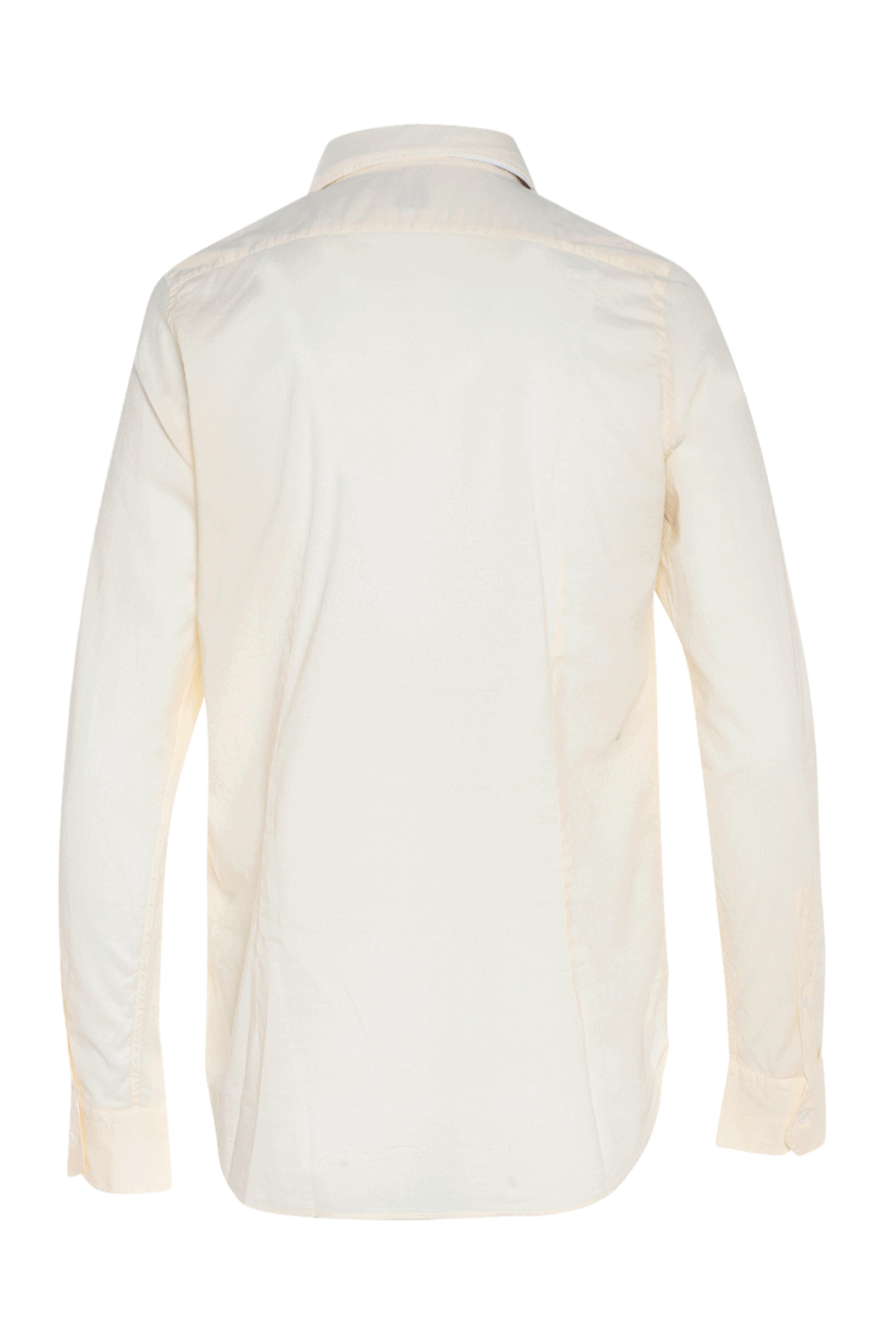 Fedeli - Yellow Solid Cotton Sportshirt