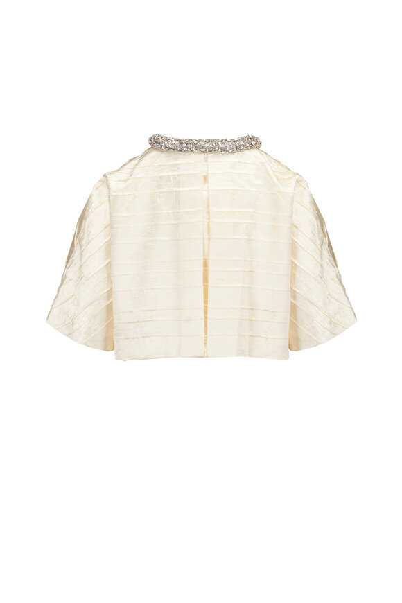 Simkhai Elvessa Embellished Porcelain Cropped Jacket - view 2