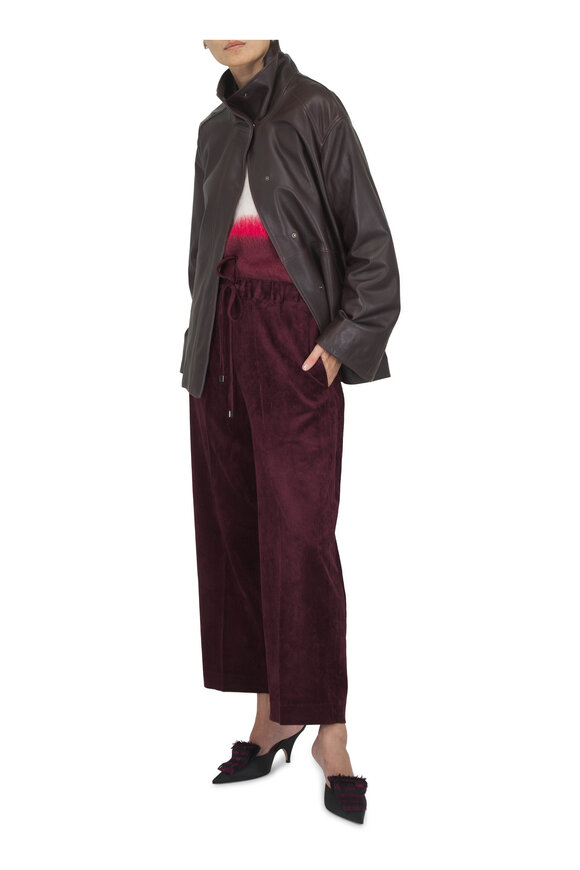 Antonelli San Lorenzo Burgundy Corduroy Pant - view 2