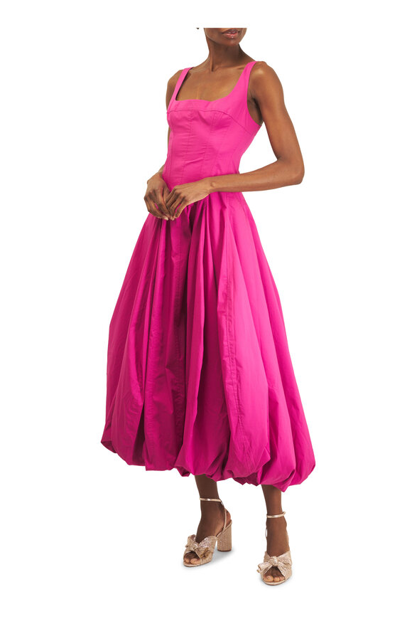 Simkhai Hally Bougainville Bubble Midi Dress - view 2