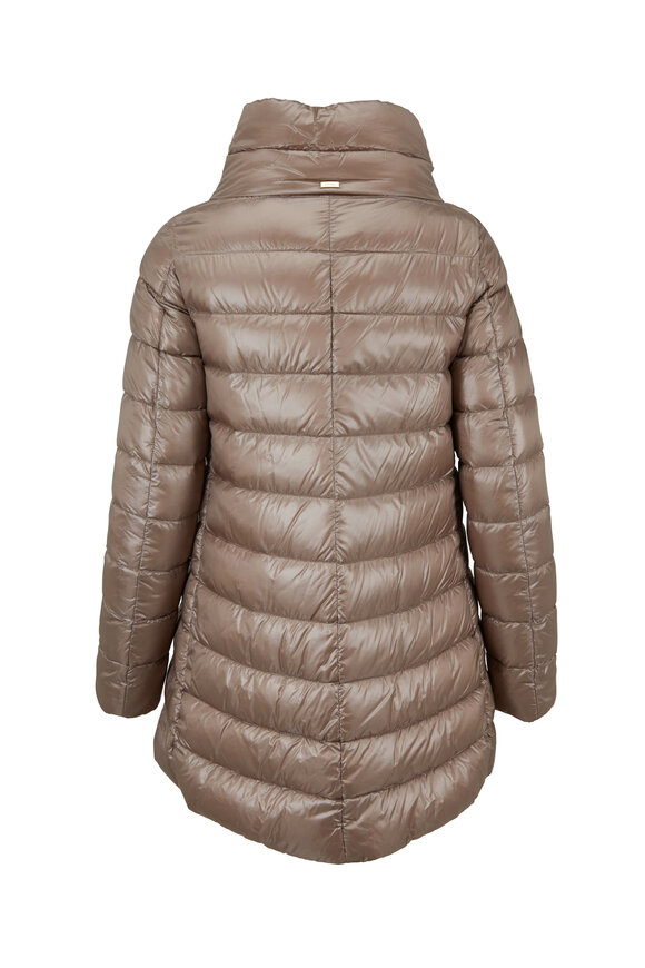 新品未使用　HERNO SS22 Gloss jacket 14Y Herno - Charcoal Hi-Low Puffer Jacket | Mitchell Stores