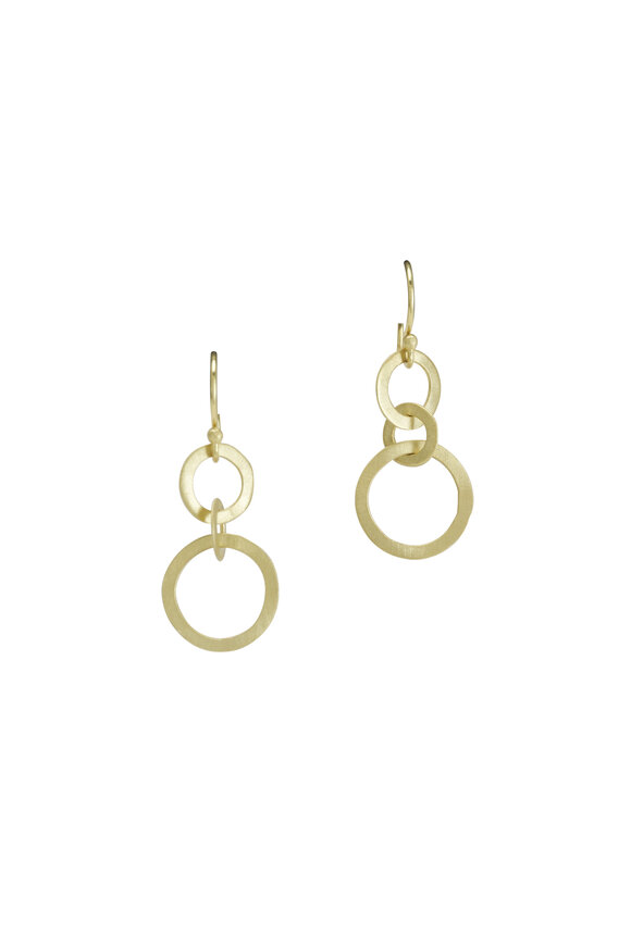 Mindy Fox Triple Link Earrings