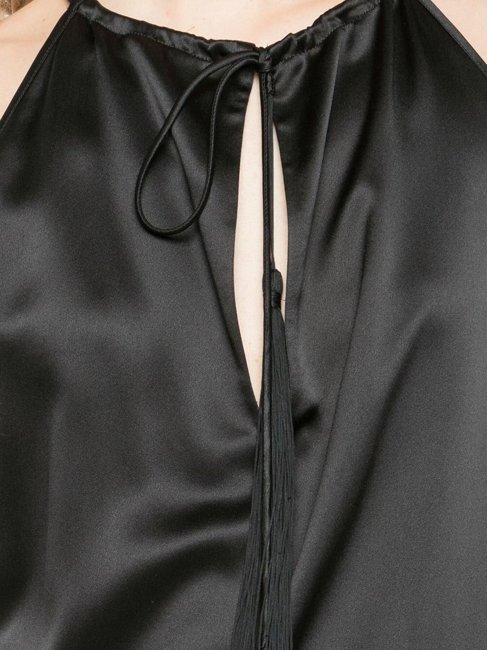 Nili Lotan - Jamie Black Silk Mini Dress