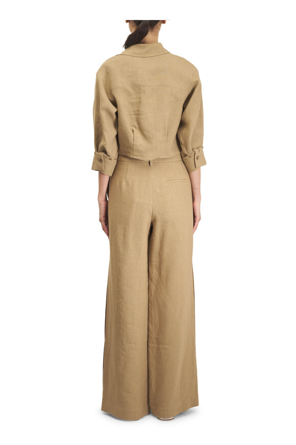 Marni - Green Mini Check Jersey Jacquard Pant | Mitchell Stores
