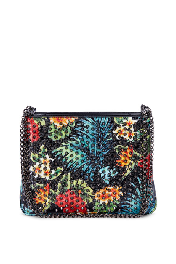 Christian Louboutin - Triloubi Black Hawaiian Spiked Shoulder Bag