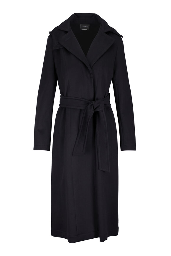 Akris Black Cashmere Coat - view 1