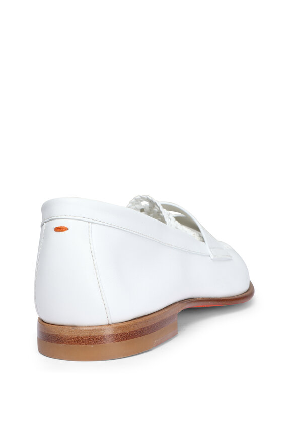 Santoni Luce Woven Penny Loafer - view 3