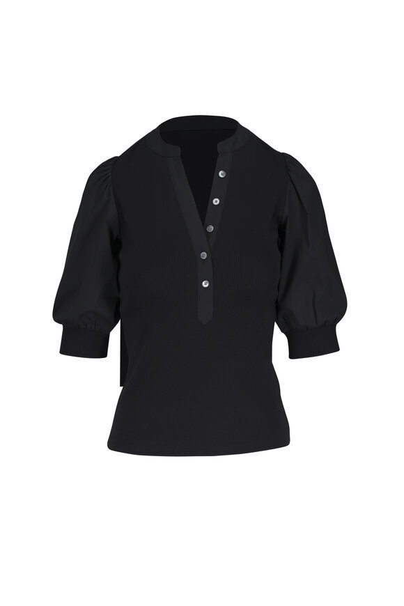 Veronica Beard Coralee Black Top - view 1