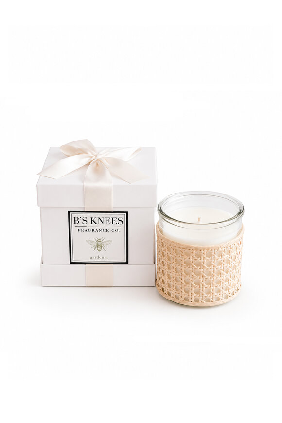 B'S Knees Gardenia Basket Weave Two Wick Candle - view 1