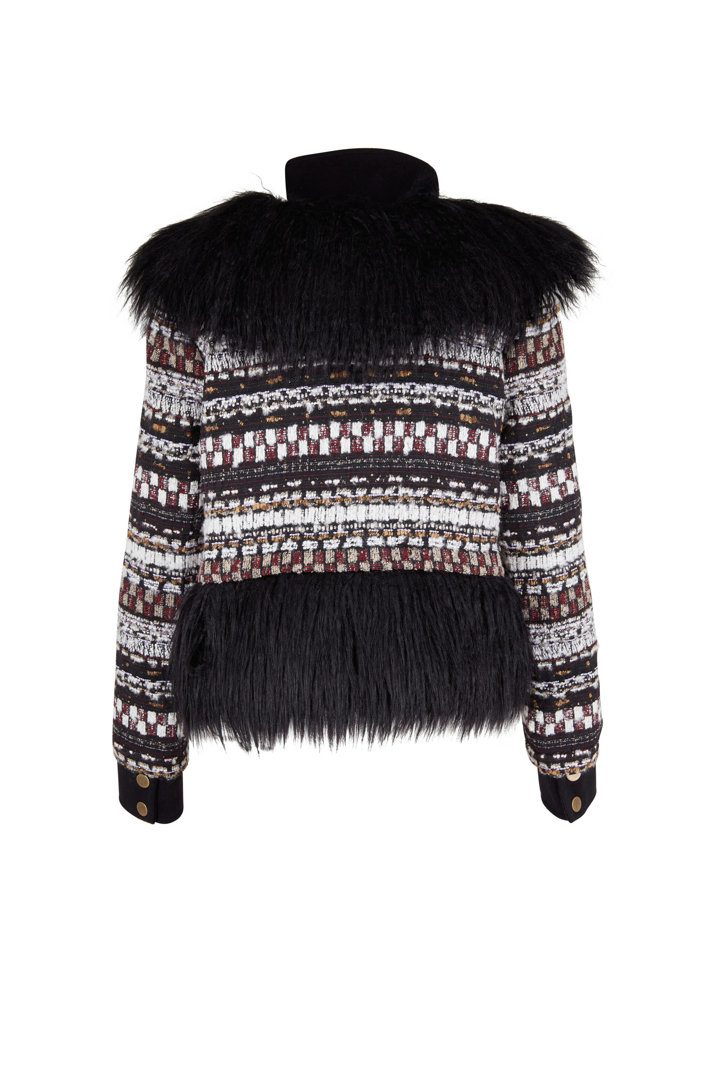 Veronica Beard - Nelway Knit Faux-Fur Coat