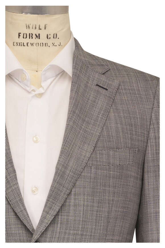 Brioni Charcoal Gray Wool & Silk Sportcoat - view 1