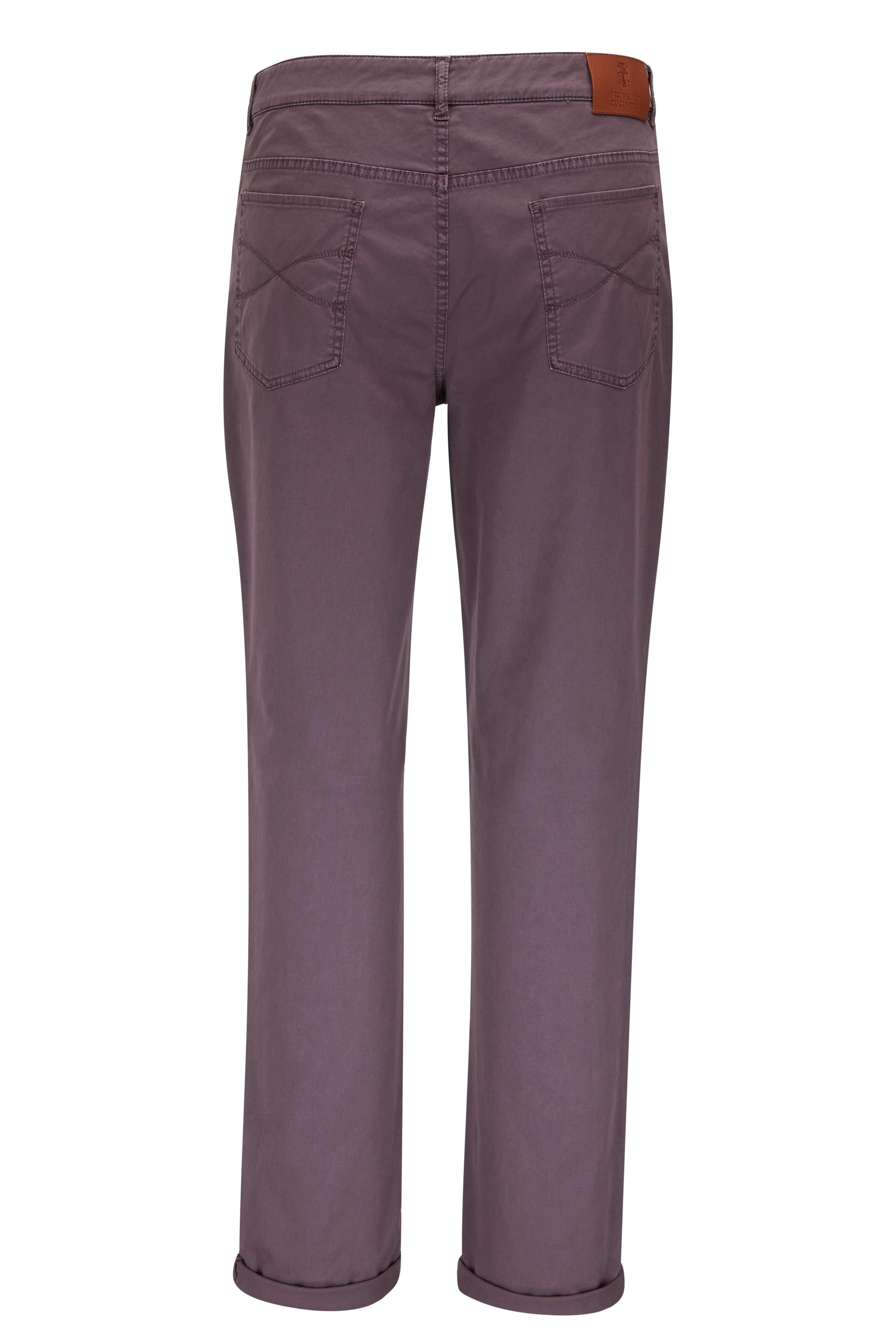 Brunello Cucinelli - Purple Skinny Fit Jean | Mitchell Stores