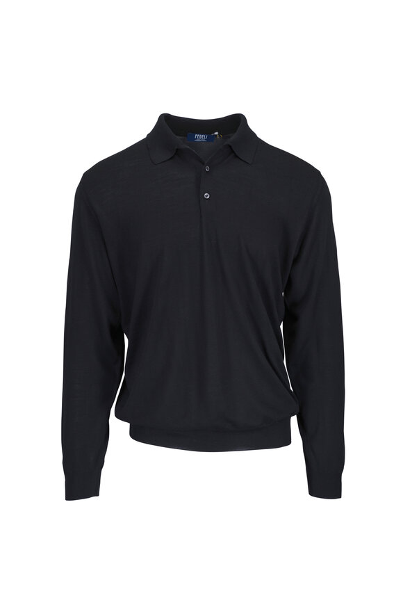 Z Zegna - Black Cashmere Mutli Ribbed Hooded Sweater