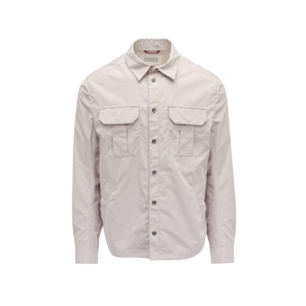 ジャケットその他 BRUNELLO CUCINELLI WHITE LINEN CASUAL JACKET Cotton jacket in white - Brunello Cucinelli | Mytheresa