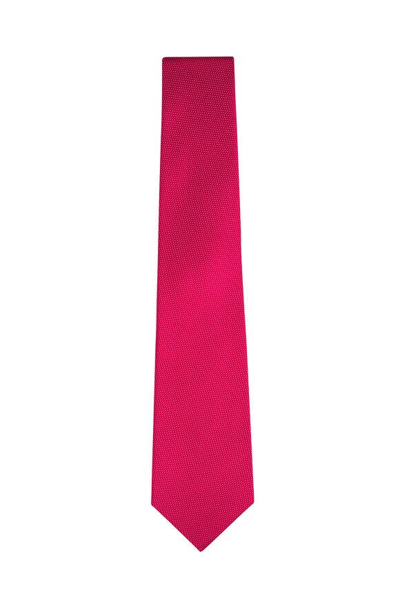 Kiton Red Dot Silk Necktie