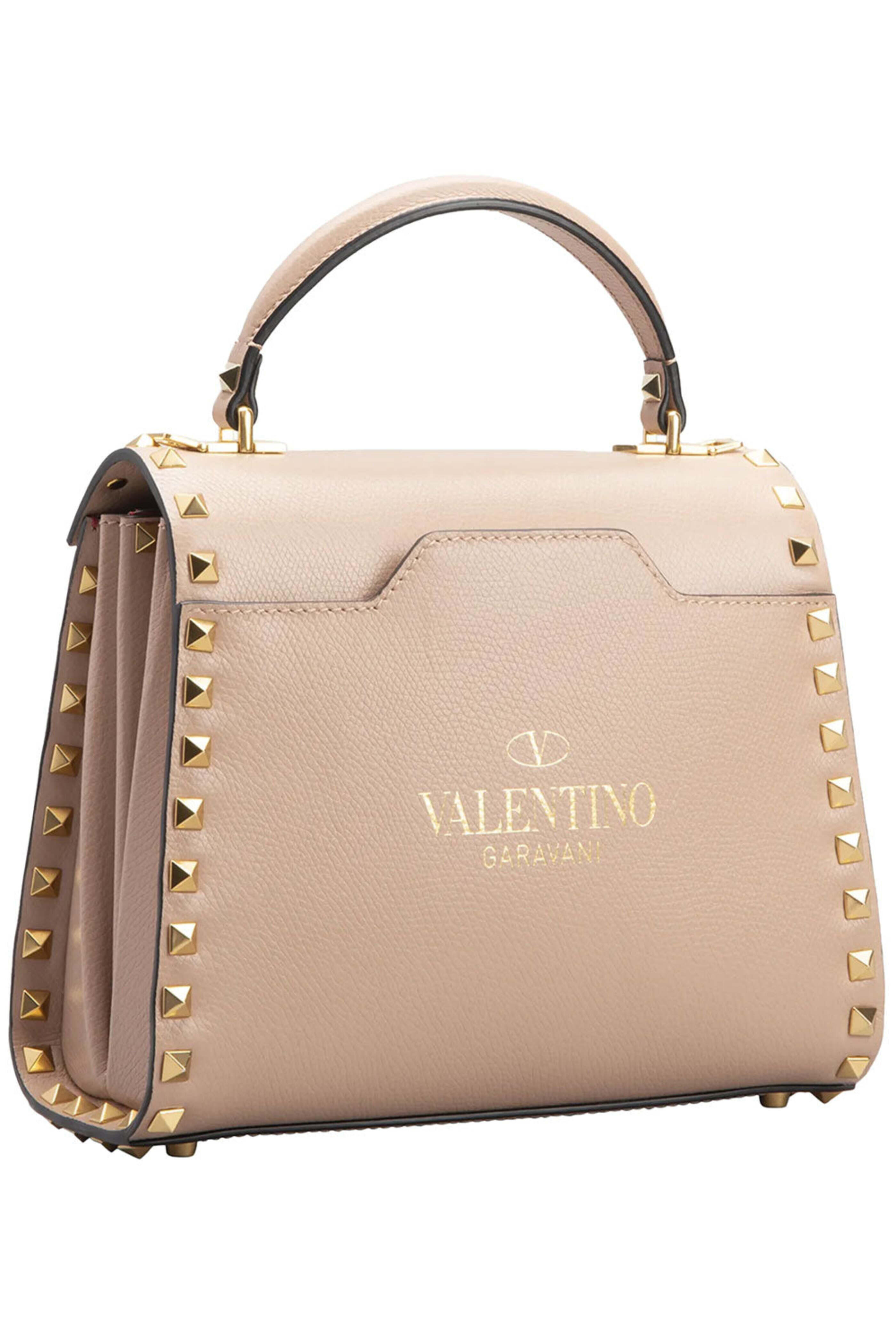 Valentino Garavani - Alcove Rockstud Top Handle Bag in Rose Cannel