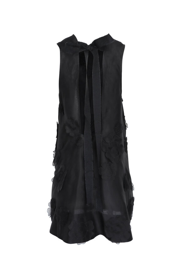 Totme - Black Knit Pliss Evening Dress | Mitchell Stores