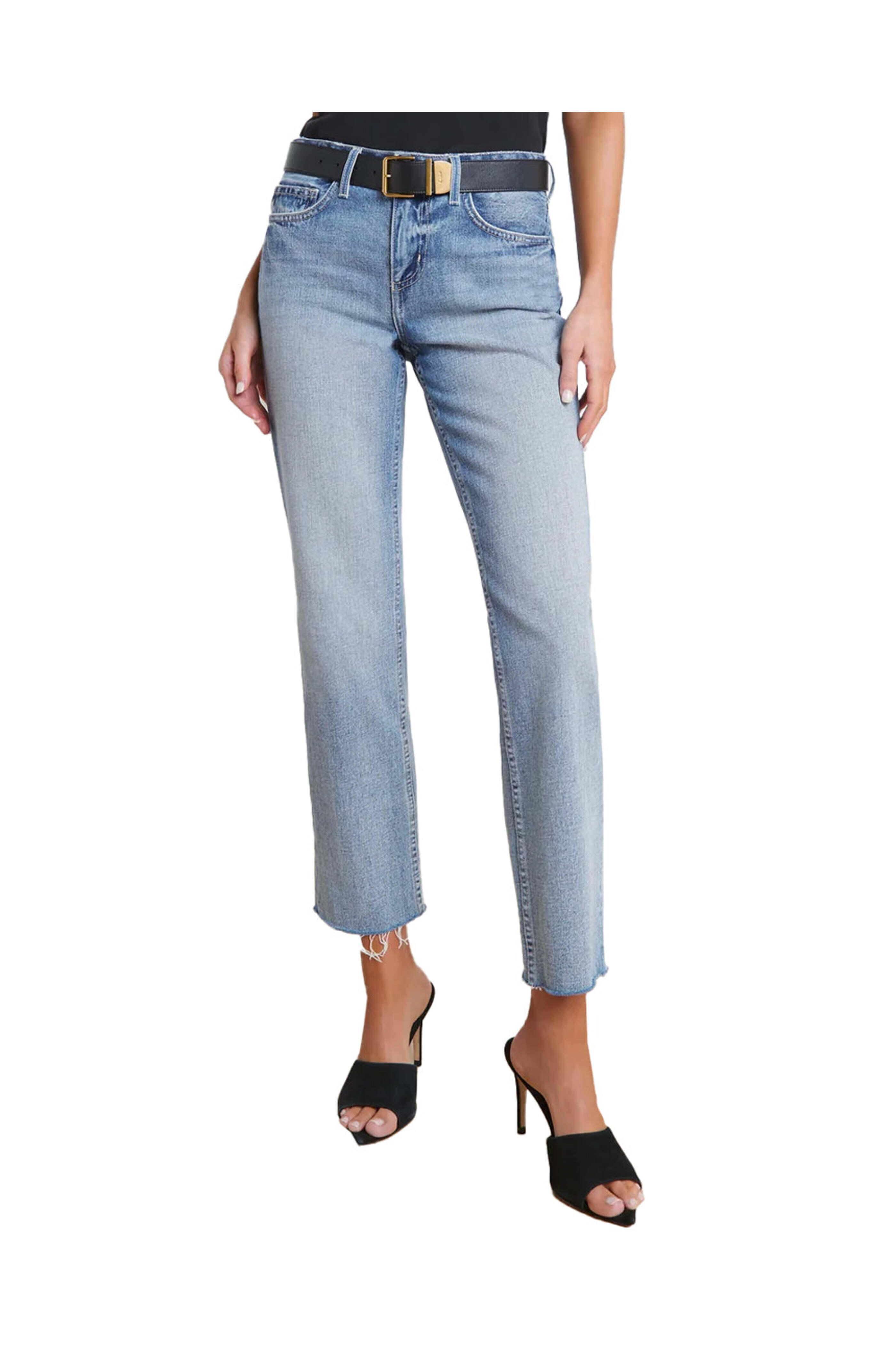 L'Agence - Low Rise Milana Stovepipe Jean in Ravine