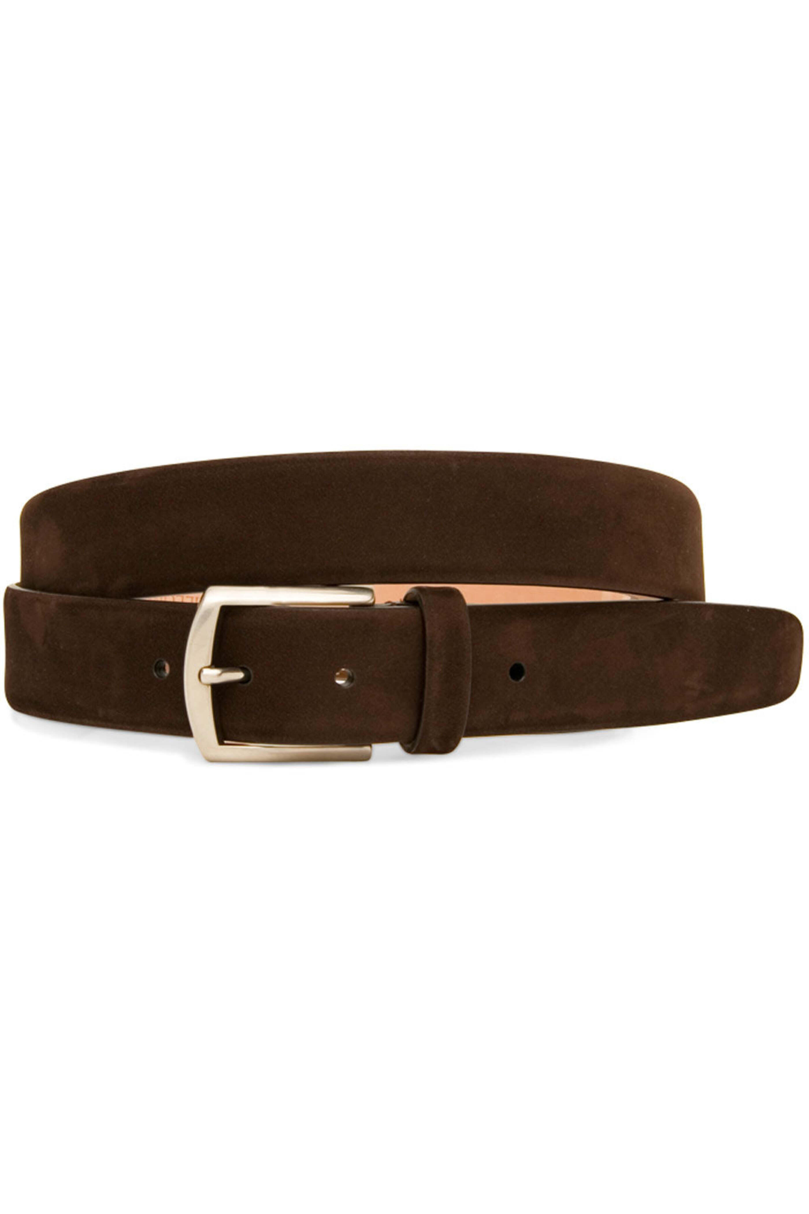 Simonnot-Godard - Cafe Taurillons Nubuck Leather Belt