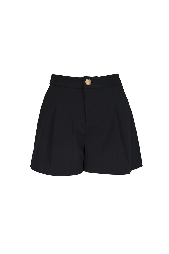 ◆boohoo◆ ミドル丈刺繍入りスイムショーツ / black uploading-1443201.jpg