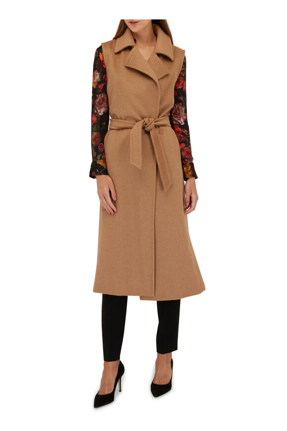 Max Mara - Zadar Camel Belted Vest