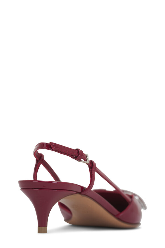 Valentino Garavani - Deep Scarlet Vlogo Slingback, 40mm 