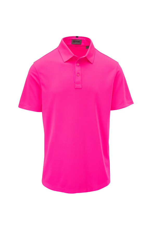 G/Fore Essential Peach Performance Pique Polo